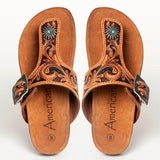 American Darling Tooled Leather Sandal