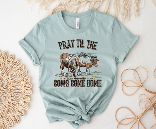 Cows Come Home -Western Tee